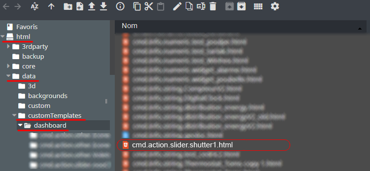 Téléchargement du widget